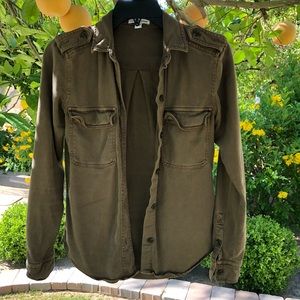 James Perse Tops - James Perse army button up shirt 0 James Perse Tops - James Perse army button up shirt 0